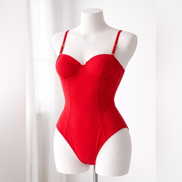Cupshe Other - CUPSHE Red One-Piece Swimsuit NWT